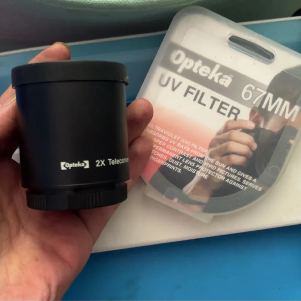Opteka 2X Teleconverter Zoom Lens & UV filter 67mm